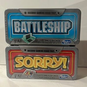 NEW Hasbro Bundle Road Trip Hames BattleShip and Sorry! Christmas Games